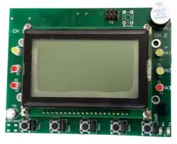 WaveLink Receiver, Display PCB with Ribbon Cable