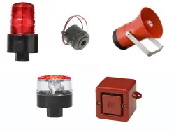 Alarm Options - red lights, sirens, and horns